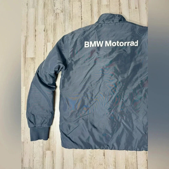 BMW Motorrad Jacket Medium Navy Blue Men Motorcycle Nylon - Picture 8 of 11